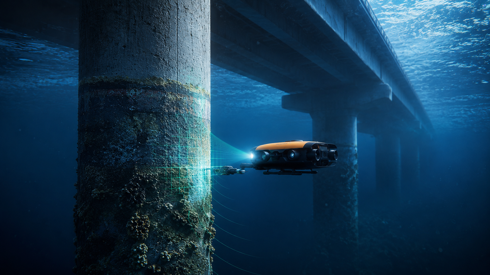 Bridge and structure underwater inspection